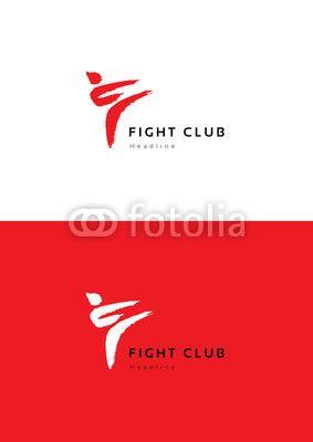 Fight Club Logo - Fight club logo template. Buy Photo
