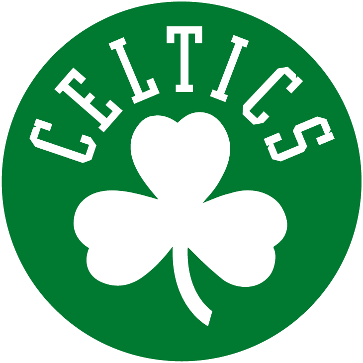 White with Green Circle Phone Logo - Boston Celtics Alternate Logo - National Basketball Association (NBA ...