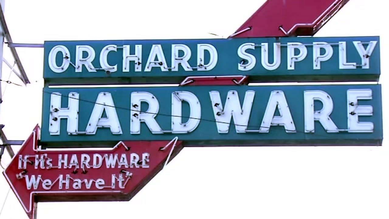 Orchard Supply Logo - Beloved Orchard Supply Hardware sign disappears from oldest retail ...