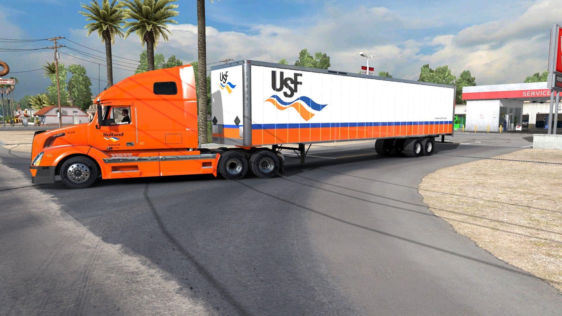 USF Holland Logo - USF Holland, Inc. – Re-Done Trailer skin - ATS Mod | American Truck ...