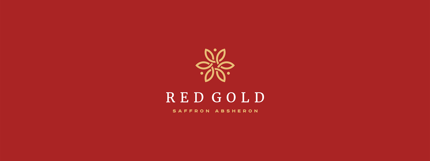 Red Brand Name Logo - Red Gold / Branding