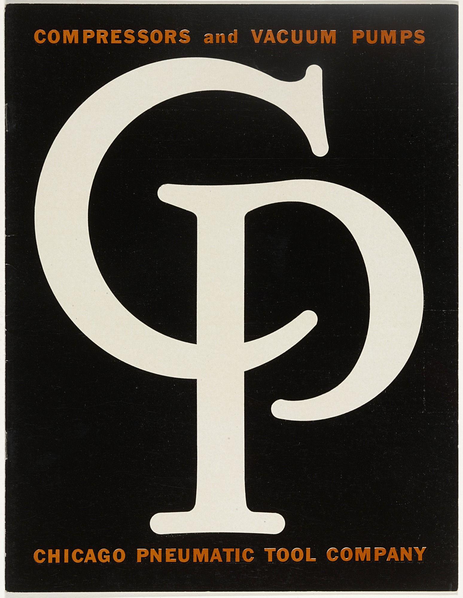 Chicago Pneumatic Logo - Ladislav Sutnar. Chicago Pneumatic Tool Company: Compressors and ...