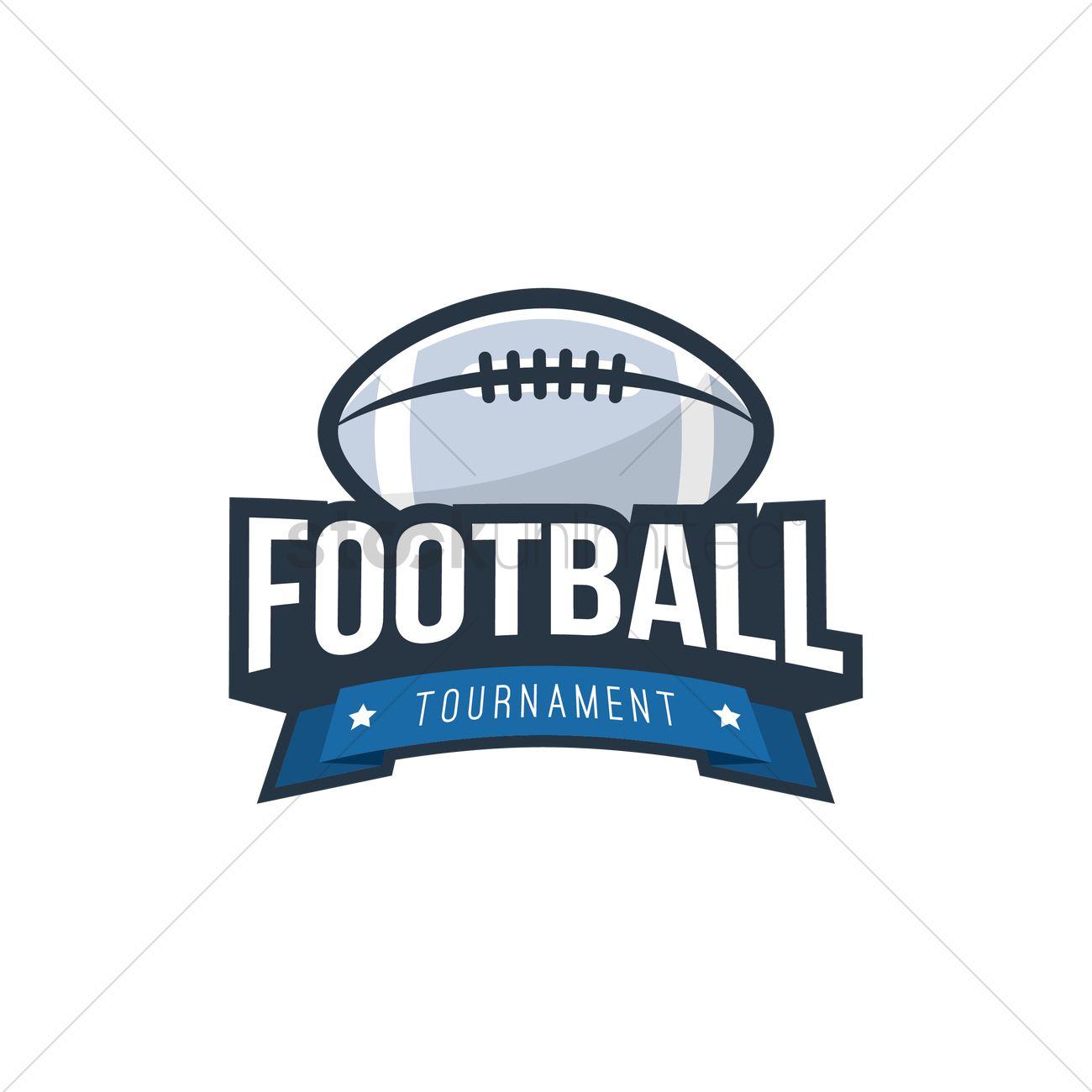 American Football Logo - American football logo element design Vector Image