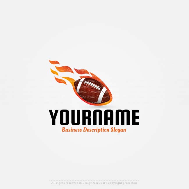 American Football Logo - Buy a Logo Online – American football logo template