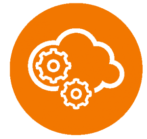 Orange Cloud Logo - Dark Orange cloud icon Group Support and Consulting