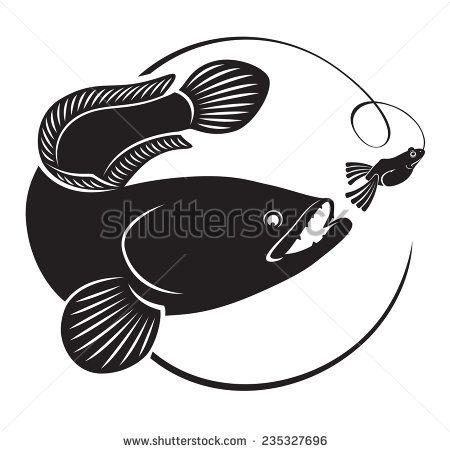 Snake Head Logo - Snakehead Fish Stock Vectors & Vector Clip Art | Shutterstock ...