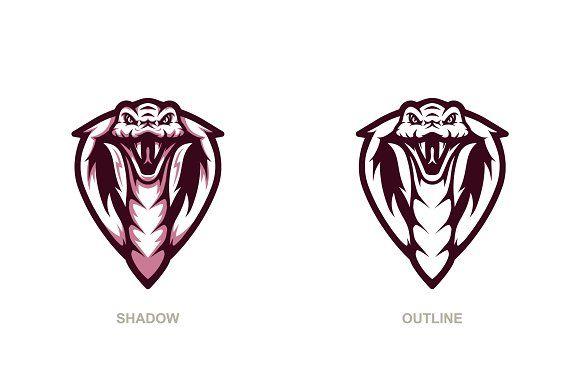 Snake Head Logo - Snake Head Mascot & Esport Logo ~ Logo Templates ~ Creative Market