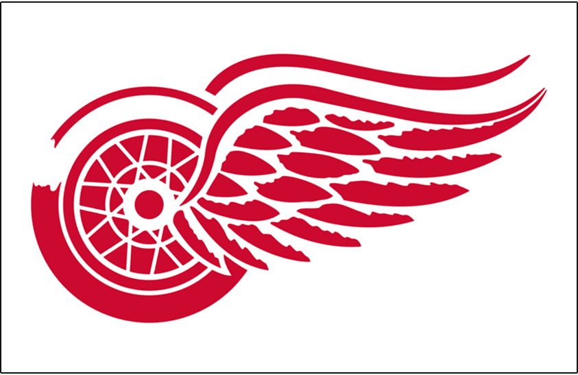 Red Hockey Logo - Detroit Red Wings Jersey Logo - National Hockey League (NHL) - Chris ...