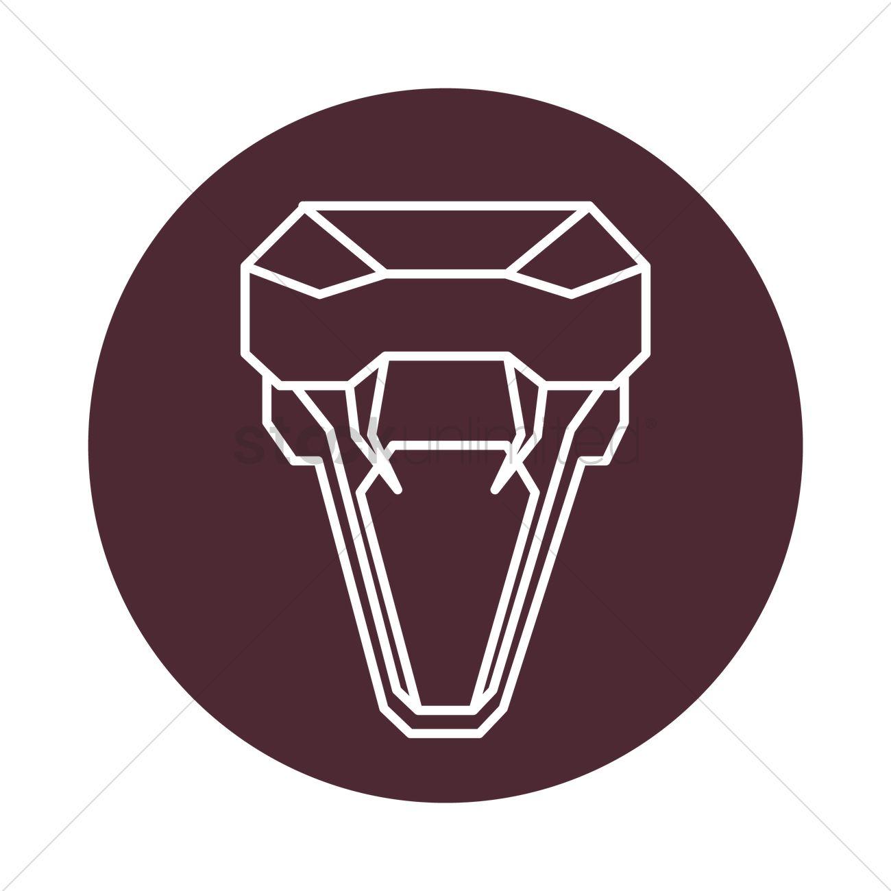 Snake Head Logo - Snake head Vector Image
