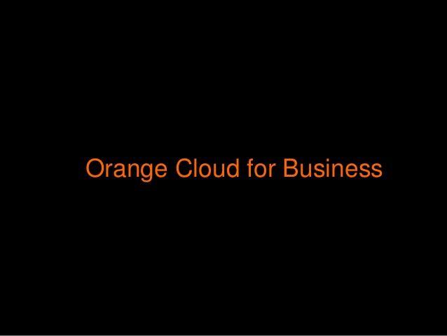 Orange Cloud Logo - Orange Business Services: Cloud A Multinational B2B Perspective