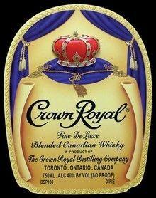 Crown Royal Whiskey Logo - crown liquor label | liquor labels | Crown royal, Bottle bag, Crown
