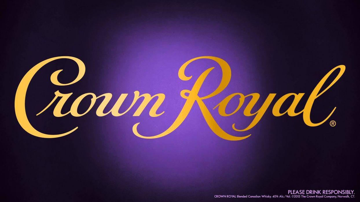 Crown Royal Whiskey Logo - CROWN ROYAL canadian whisky alcohol wallpaper | 1920x1080 | 503860 ...