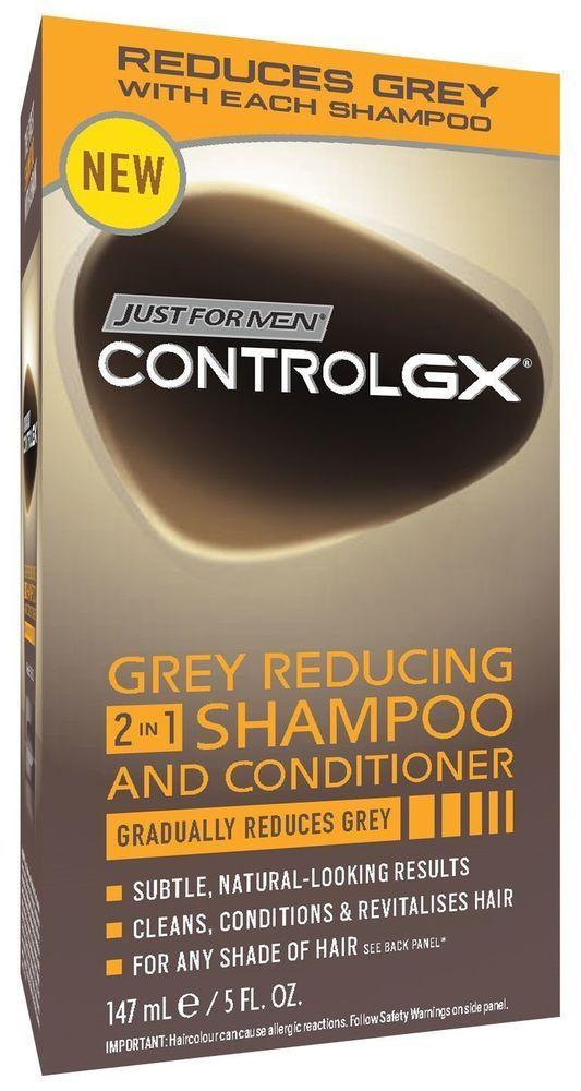 Shampoo with Back Logo - Just For Men Control Gx ControlGx Grey Reducing Shampoo And ...