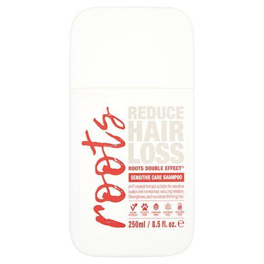 Shampoo with Back Logo - Roots Double Sensitive Care Shampoo 250Ml - Tesco Groceries