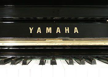 Yamaha Piano Logo - Yamaha U1 Upright piano with a black case and polyester