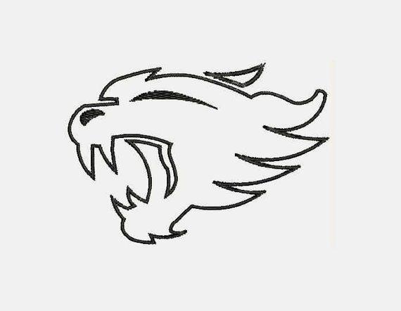 Black and White Wildcat Basketball Logo - Kentucky WildCats Basketball Logo Embroidery Design Instant | Etsy