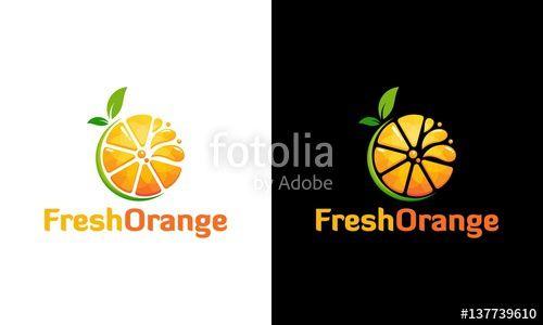 Orange Juice Logo - Fresh Orange juice logo in modern style