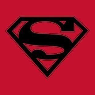 Black and Red Superman Logo - Superman Black and Red Logo T-shirt -School Colors - Tee - Buy yours ...