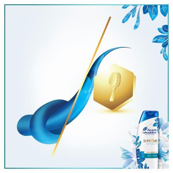 Shampoo with Back Logo - Head & Shoulders Supreme Smooth Shampoo 400ml | Hair | Superdrug