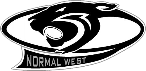Black and White Wildcat Basketball Logo - Normal Community West Home Normal Community West Wildcats Sports