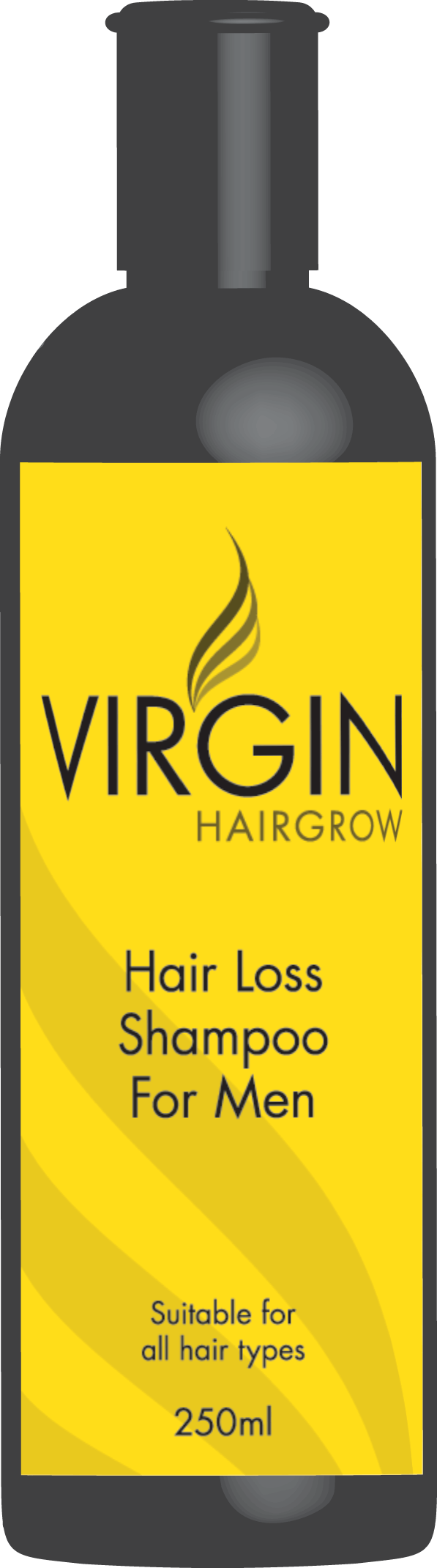 Shampoo with Back Logo - VIRGIN HAIR REGAIN SHAMPOO THICK HEALTHY HAIR IN 30 DAYS!!