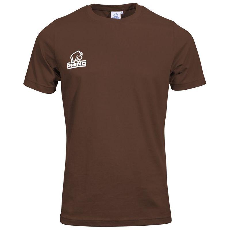 Rhino Clothing Logo - Rhino Mens Penarol T Shirt (Chocolate)