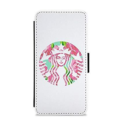 Pink Starbucks Logo - Amazon.com: Pink Starbucks Logo Flip/Wallet Phone Case - iPhone 6 ...