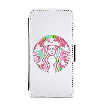 Pink Starbucks Logo - Pink Starbucks Logo Flip Wallet Phone Case 6