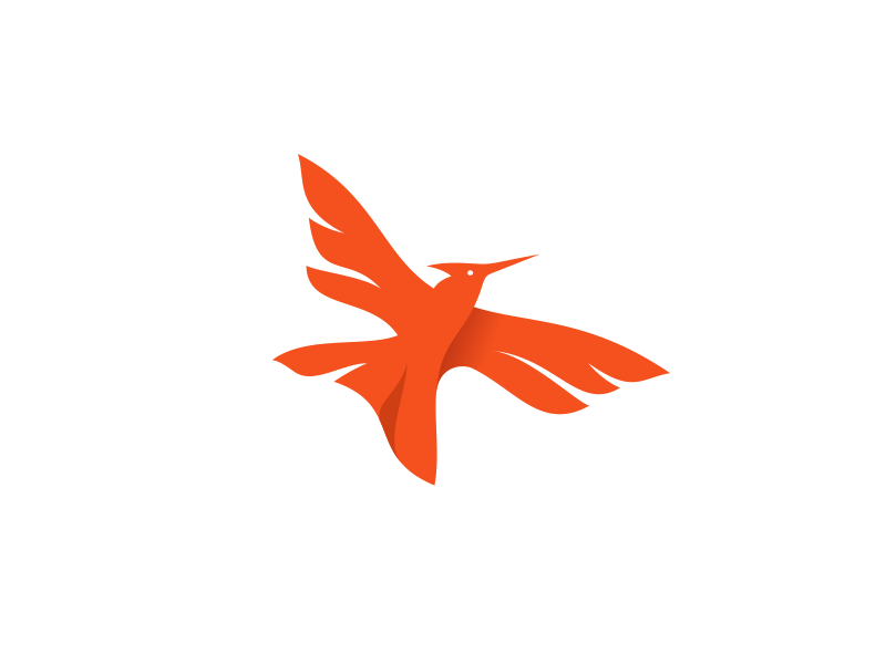 Orange Bird Logo - Bird Logo Design