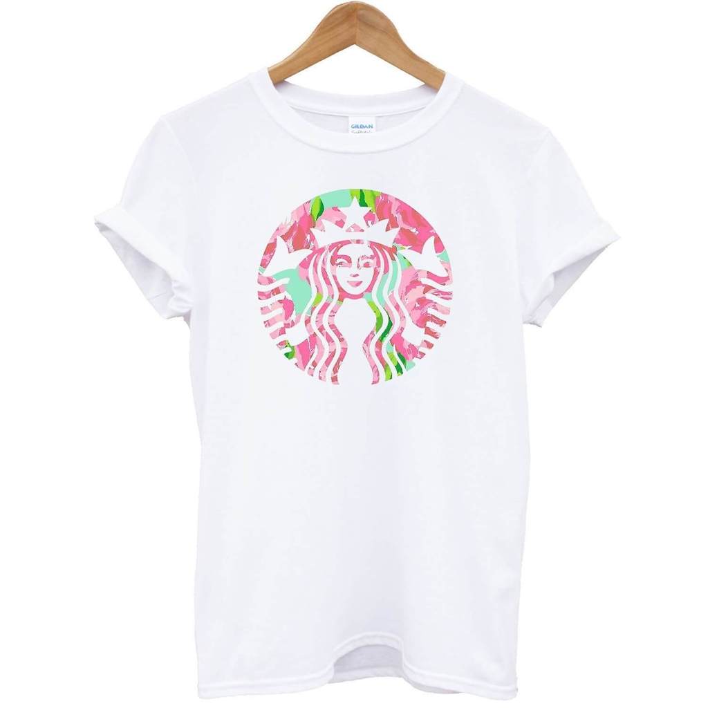 Pink Starbucks Logo - Pink Starbucks Logo T Shirt