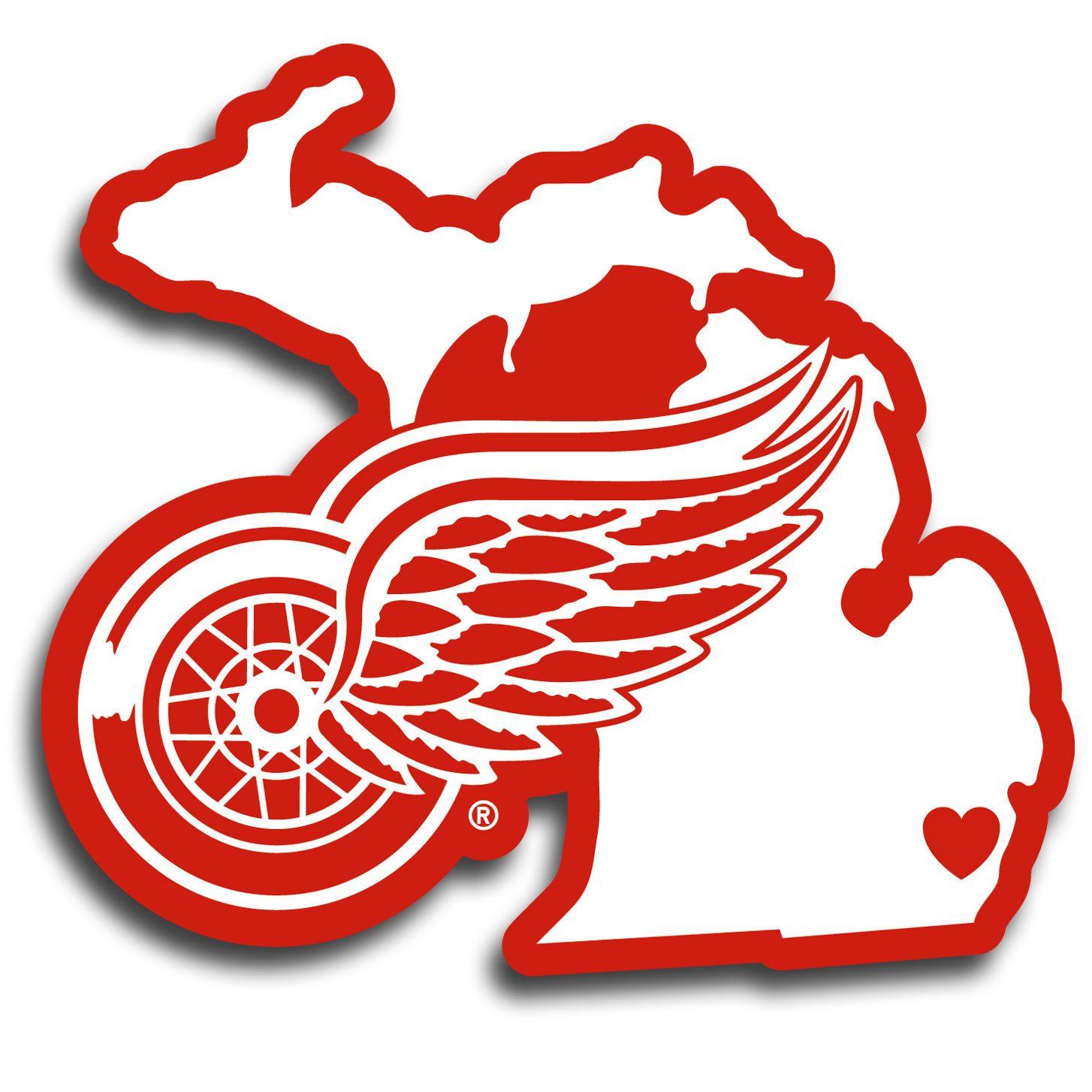 Detroit Red Wings Logo - Sports Memorabilia - NHL - Detroit Red Wings