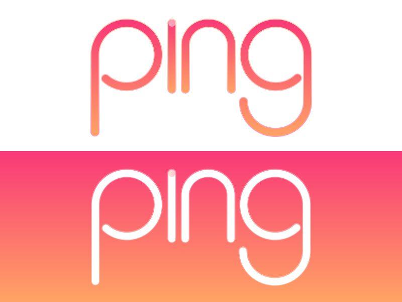Red Ping Logo - Ping Logo by Danielle Swick | Dribbble | Dribbble