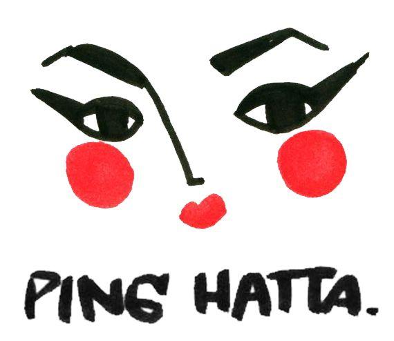 Red Ping Logo - Ping Hatta