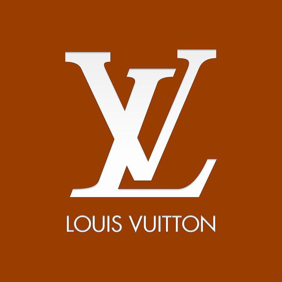 Orange Louis Vuitton Logo - Louis Vuitton Drawing by Nur Wanto