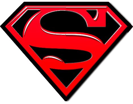 Black and Red Superman Logo - Superman symbol in black | Superman | Pinterest | Superman ...