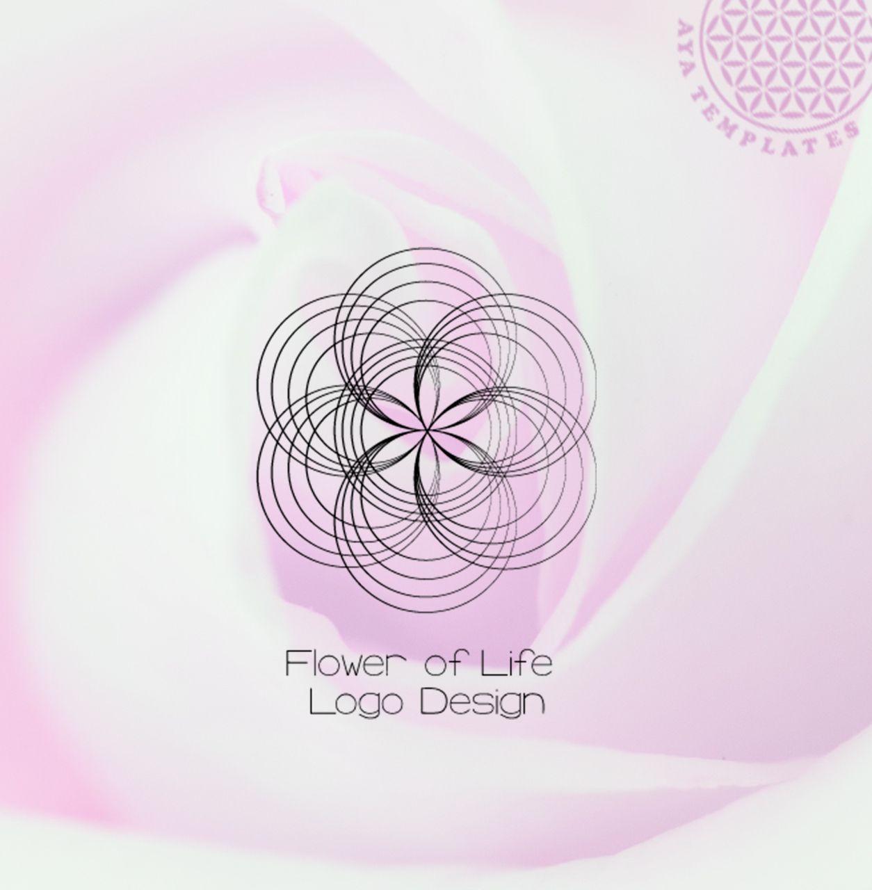Flower of Life Logo - Flower of Life logo design – AYA Templates