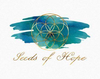 Flower of Life Logo - Seed of Life Logo Design Flower of Life Logo Geometric | Tattoos ...