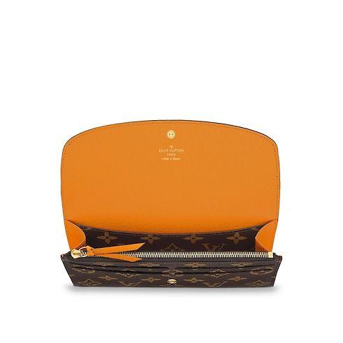 Orange Louis Vuitton Logo - Emilie Wallet Monogram Canvas - Small Leather Goods | LOUIS VUITTON