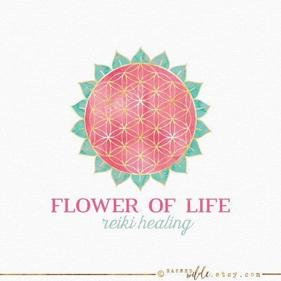 Flower of Life Logo - Flower of Life Mandala Logo Design, Geometry Logo , Flower Mandala ...