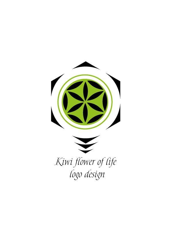 Flower of Life Logo - Kiwi flower-of-life logo design – AYA Templates