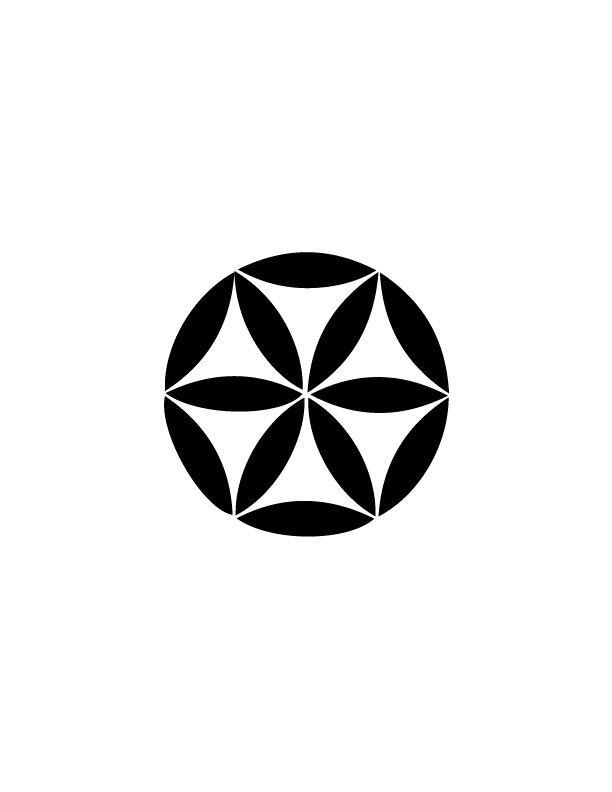 Flower of Life Logo - Flower of life element logo – AYA Templates