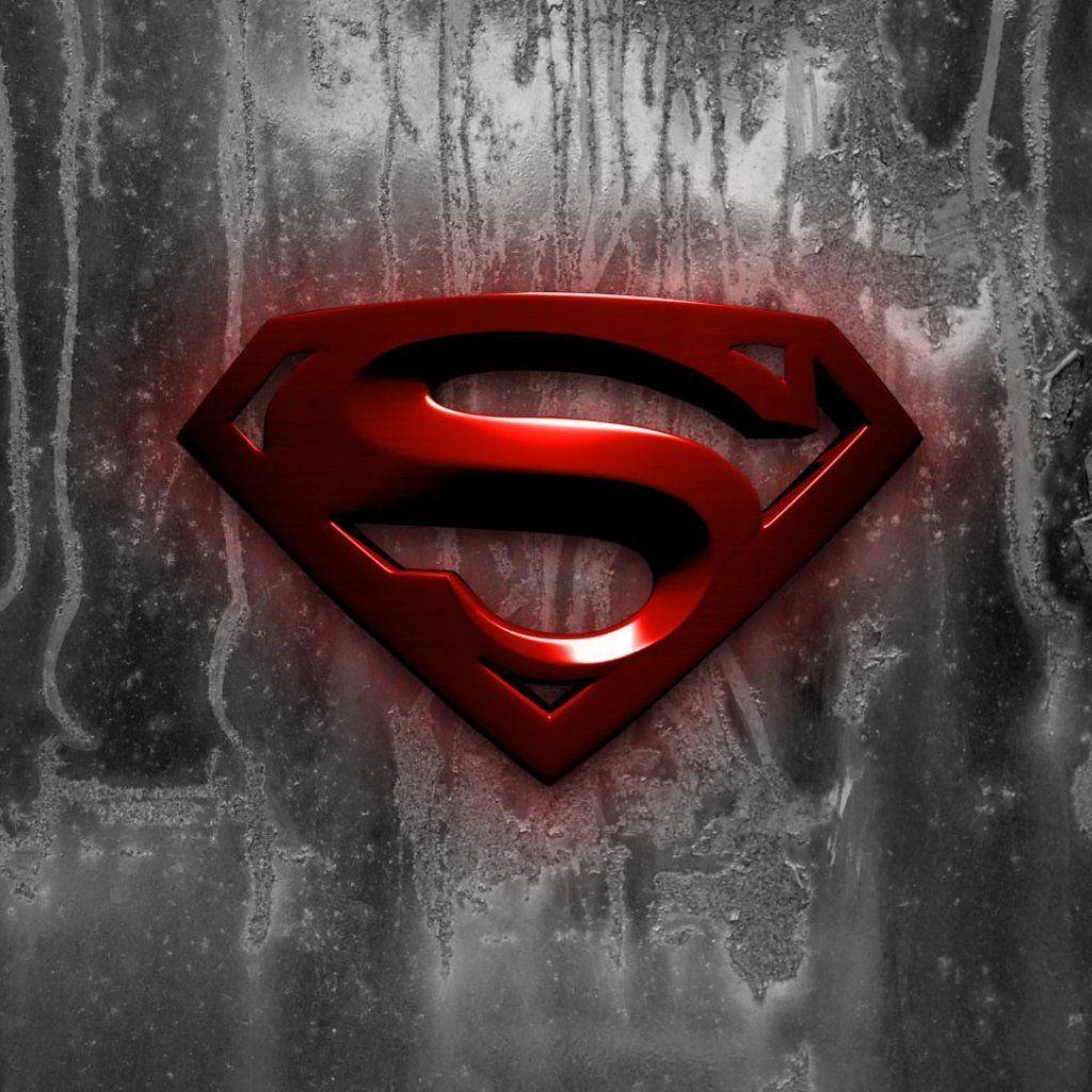 Black and Red Superman Logo - New Superman Logo Wallpaper