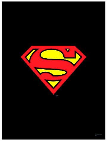 Black and Red Superman Logo - FEB101595 HEROES SUPERMAN LOGO BLACK WALL SCROLL
