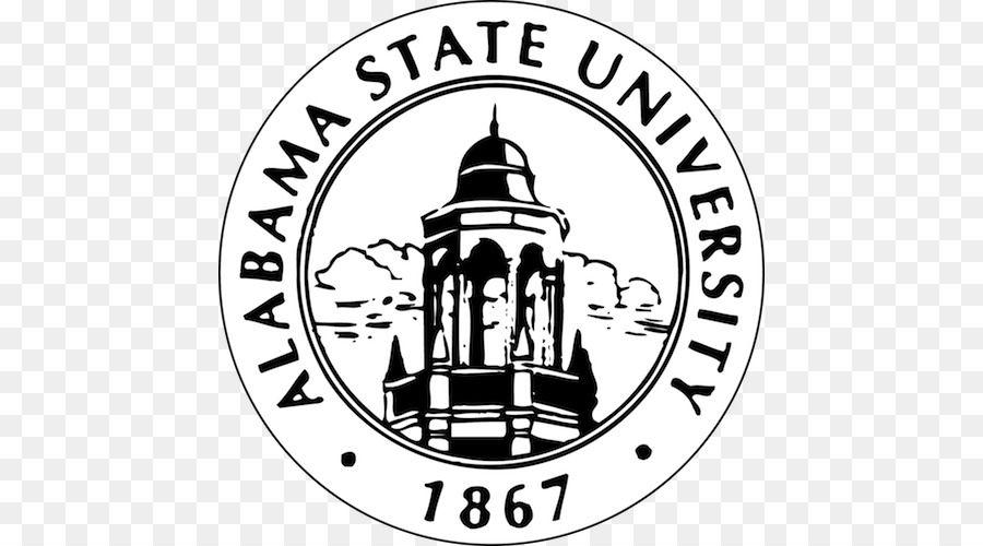 And State Black Alabama White Logo - Alabama State University Alabama State Hornets men's basketball