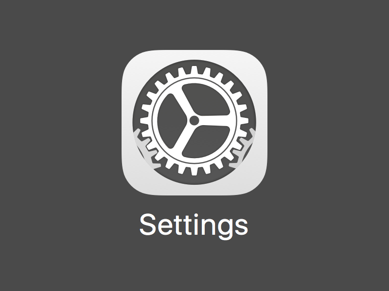Settings App Logo - New iOS Settings Icon Sketch freebie free resource