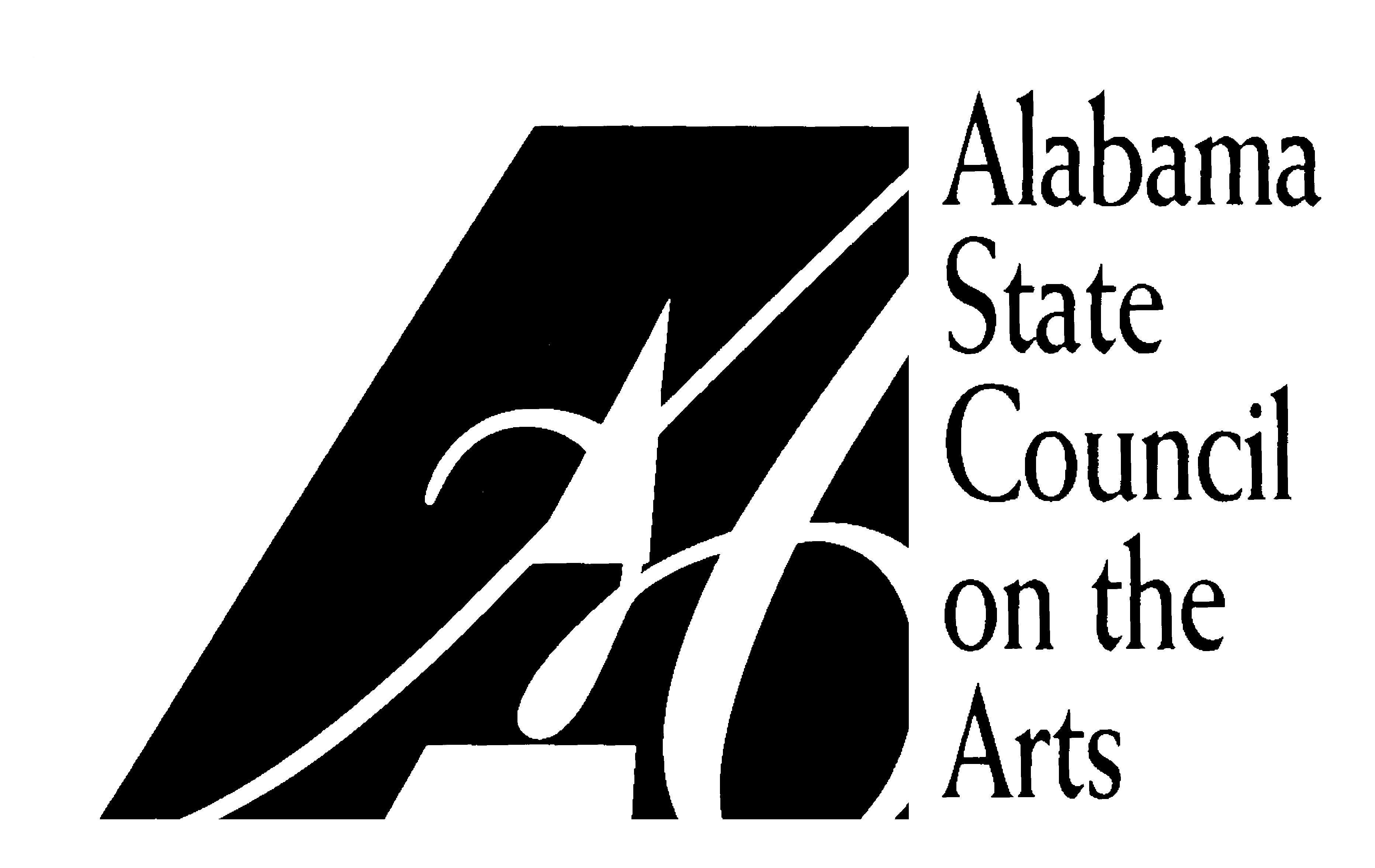 And State Black Alabama White Logo - Alabama State Council on the Arts