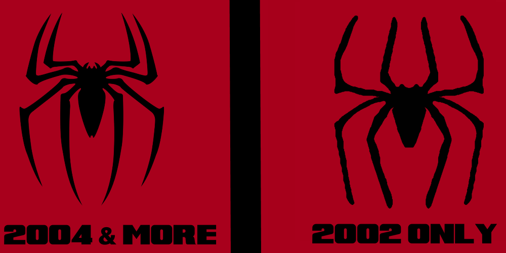All Spider -Man Logo - Why is it so hard to get the 2002 Spider Logo? And why's the default ...