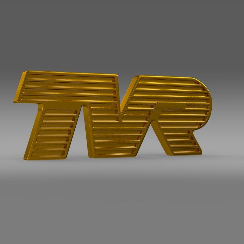TVR Logo - Tvr Logo 3D Model