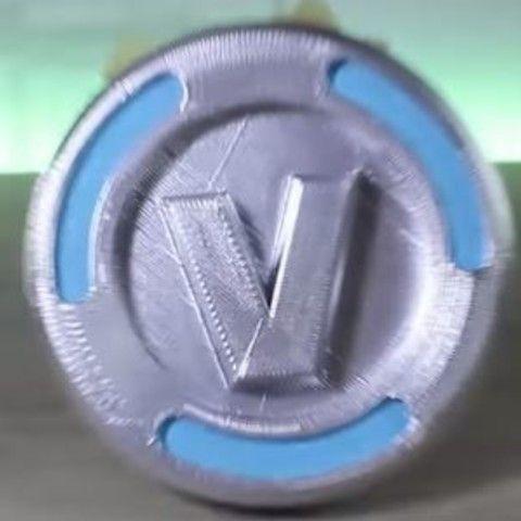 Fortnite V Bucks Logo - 3D printing model V-Buck Fortnite ・ Cults
