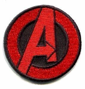 Red Hulk Logo - Avengers Small Red A 2inch Embroidered Iron On Patch Marvel Hulk